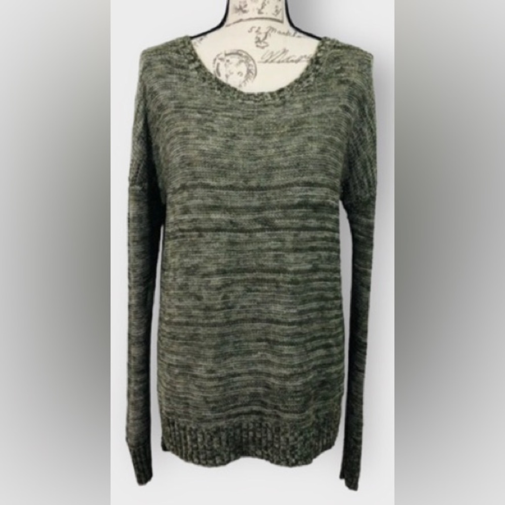 Mudd, Scoop Neck Sweater, High Low Hem, Size L
